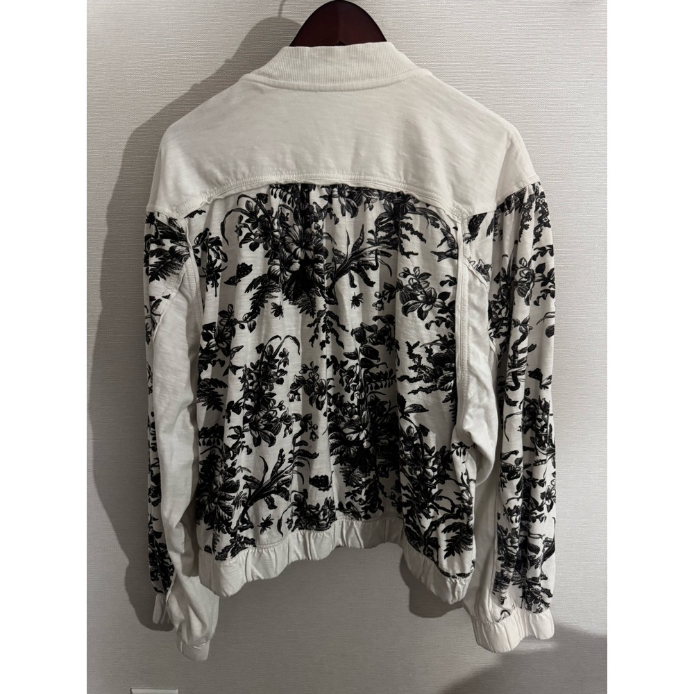 Daily‎ Practice Anthropologie Floral Print Bomber Jacket Cropped Women's XL - Picture 10 of 15